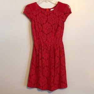 Cap Sleeve Lace Dress